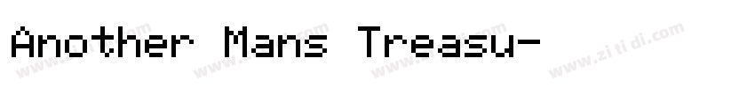 Another Mans Treasu字体转换